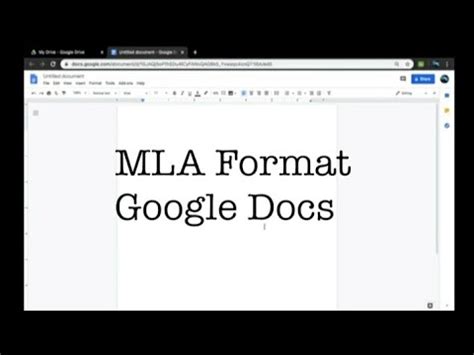 It is very easy and we are going to accomplish the following settings: MLA Format | Google Docs | How to | Chany - YouTube