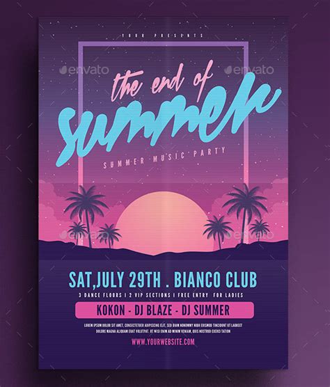 The anniversary celebration flyer is a memo found in shepherd's glen affixed to a building pillar. 23+ Summer Party Flyer Templates - Free & Premium Download