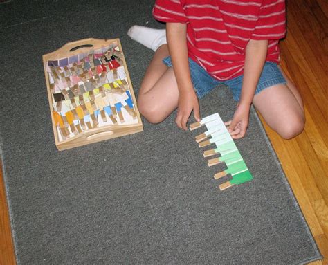 As parents, we get wrapped up and the go go go of life keeps us i hope that this information will get you a bit more comfortable with the montessori activities for toddlers as well as the lifestyle. diy version of montessori third color box. color swatches ...