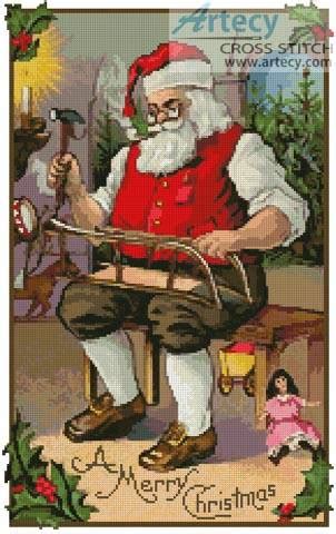 F&f santa cross stitch patterns. Santa 2 Cross Stitch Pattern santa