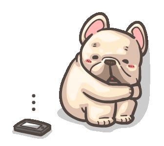 This film serves as the series finale for we bare bears. French Bulldog PIGU-Animated Sticker V | Cute cartoon ...