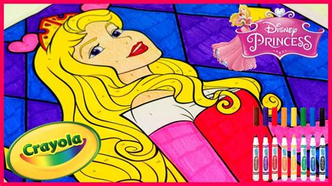 Giant coloring pages are 12 x 18 giving kids plenty of extra roomand hours of creative coloring time. Princess AURORA - SLEEPING BEAUTY - Crayola GIANT COLOR BY ...