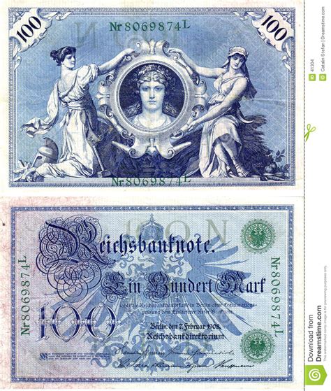 Nine years earlier, that many marks would have been about 5 percent of all the german marks in the world, worth 23 million american dollars. Old German money 2 stock photo. Image of collector, germany - 41304