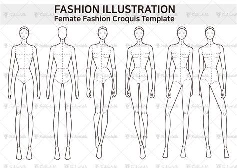 Check spelling or type a new query. Female Fashion Croquis Template-update | Fashion ...