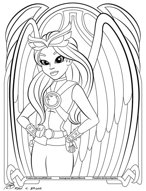 Tikki is a magical pet kwami who gives marinette the power to transform into superheroine, ladybug! Super Hero Girls Coloring Pages - Coloring Home