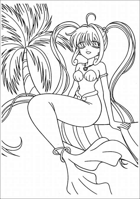 Anime Princess Coloring Pages - Coloring Home