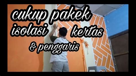 Corak cat dinding rumah desainrumahid com. Lukis tembok motif anyaman - YouTube
