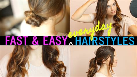 This hairstyle is great as you can mix it up and do a ponytail, a bun, or. Fast & Easy Everyday Hairstyles with Monica Church // I ...