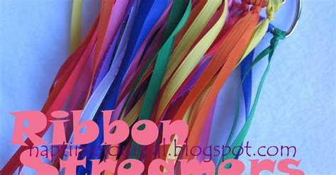 Streamers are long rolls of coloured paper used for decorating rooms at parties. Nap Time Journal: Ribbon Streamers: A Homemade Christmas