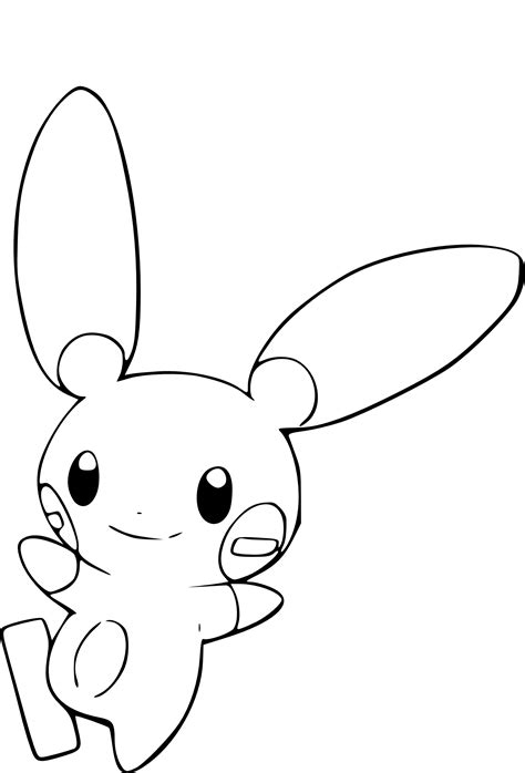 Pour mettre mes dessin que je fait du mangas pokémon. Coloriage Négapi Pokemon gratuit à imprimer