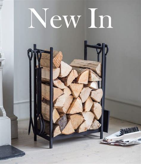 Firewood rack and kindling storage by pinspired to diy. Log Holder with 4 Tools | Firewood storage indoor ...