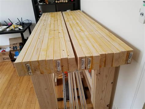 This entire table is made from a single sheet of plywood and was built with only two power tools. Table Top Using Maple Plywood - Wraparound Desk Made From ...