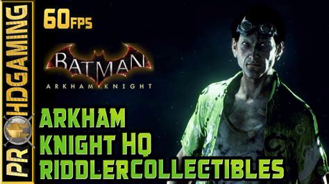 I've gotten every riddler trophy except two, apparently (the rest of the game has been completed 100%). Batman: Arkham Knight (PC) - Riddler Trophies/Collectibles ...
