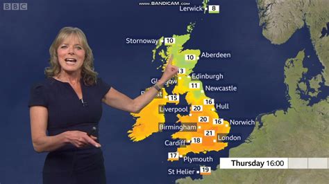 What made weather forecaster louise lear have a fit of the giggles during a live bbc news broadcast? Louise Lear BBC Weather April 15th 2020 - 60 FPS - YouTube