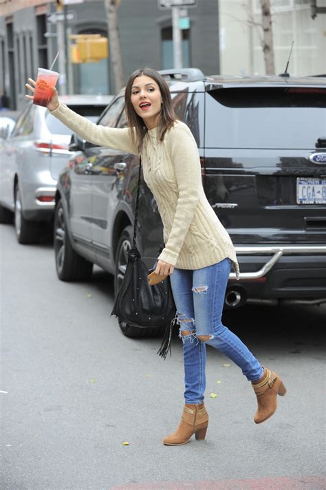 Check spelling or type a new query. VICTORIA JUSTICE in Ripped Jeans Out and About in Brooklyn - HawtCelebs