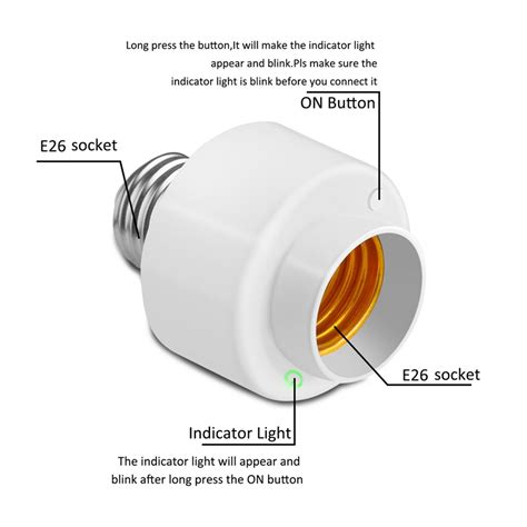 Tuya Smart Life Wifi Smart Light Bulb Socket Adapter E26 ...