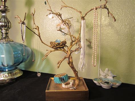 Ladies, how many fashion jewelry accessories do you have? Shades Of Tangerine: Jewelry Tree (DIY)