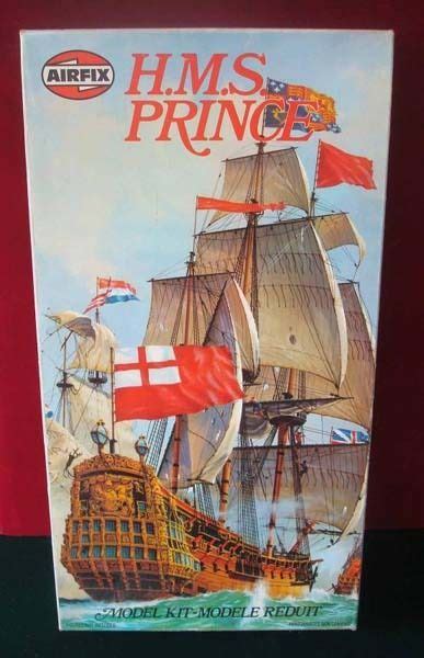 This plastic ship kit requires paint and glue. Airfix Series 9 HMS Prince: Model kit un-made complete ...