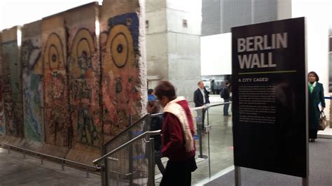 In 1993, the newseum acquired eight segments of the monstrous wall. Up Close And Personal With The Berlin Wall - Youth Journalism International