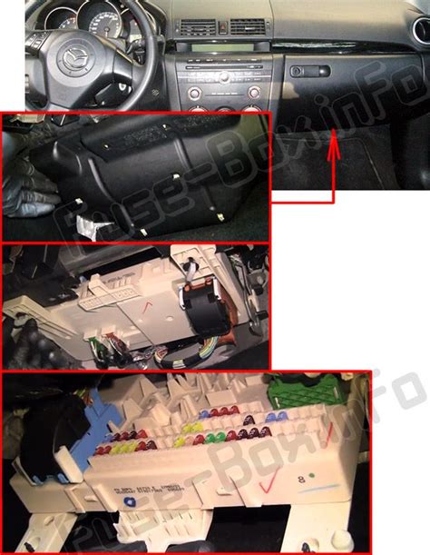 Mazda 3 2004 2005 fuse box diagram auto genius. Mazda 3 (BK; 2003-2009)