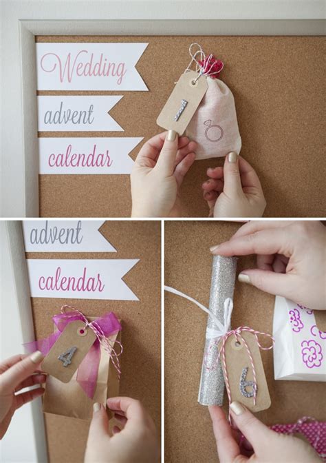 One really unique wedding entertainment idea is to hire a palm reader to. Wedding Advent Calendar Gift Ideas : BRIDAL ADVENT ...