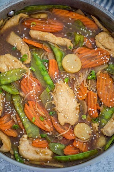 Traditionally made with whole button mushrooms, other types of. Easy Moo Goo Gai Pan | Recipe | Moo goo gai pan recipe ...