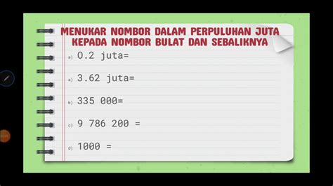 Check spelling or type a new query. Menukar nombor perpuluhan juta/pecahan juta kepada nombor ...