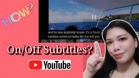 Instead of font names, you only get to see the font styles. How to turn off captions/subtitles on YouTube [Tagalog ...