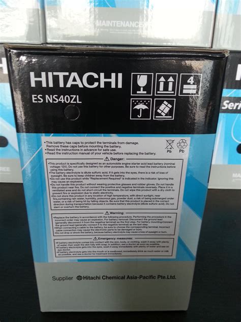 Maybe you would like to learn more about one of these? Hitachi Battery NS40ZL Perodua MAINTENANCE FREE