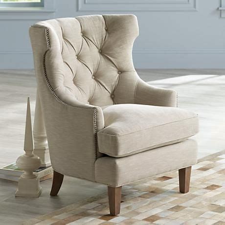 Here, your favorite looks cost less than you thought pillowy seating paired with clean lines makes for the ultimate contemporary accent chair. Reese Studio Oatmeal High-Back Accent Chair - #8G308 ...