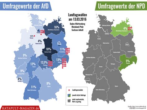 Sie ist das letzte 1,8 millionen menschen sind zur abstimmung aufgerufen. Karte der Woche | Umfragewerte der AfD und NPD - Aufstieg ...