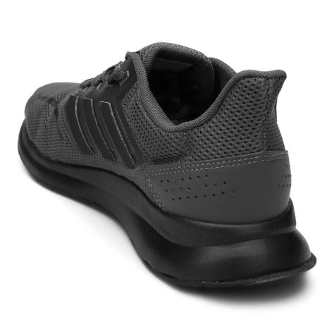 Um bom tênis masculino deve ser feito com um material resistente e que promova estabilidade no chão. Tênis Adidas Falcon Masculino - Preto e Grafite | Netshoes