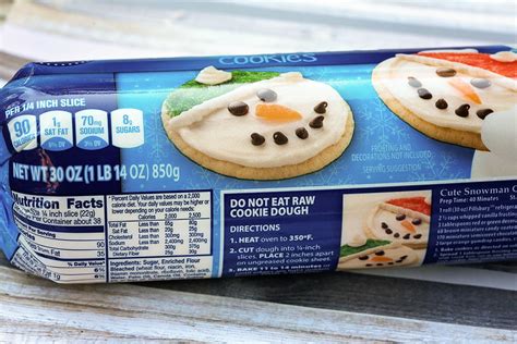 We have the serving size to start, we've sorted their food offers into categories: Pillsbury Christmas Sugar Cookies Nutrition - Pillsbury ...