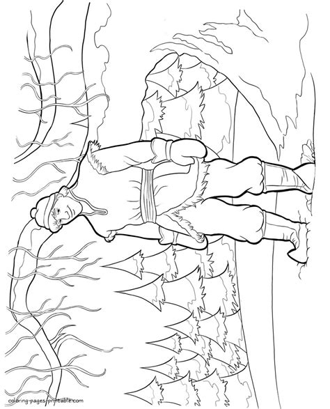 Supercoloring.com is a super fun for all ages: Kristoff Frozen coloring pages || COLORING-PAGES-PRINTABLE.COM