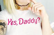 daddy yes girl shirt top baby crop sexy women pink ddlg abdl print short tshirt cotton tee original funny graphic