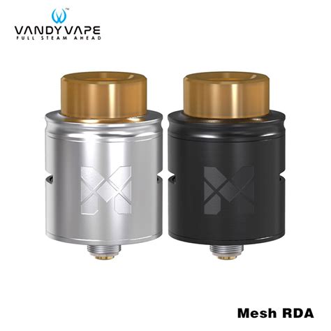 Bear in mind, this rda hasn't been included only because of its brand name; Original Vandy Vape Mesh RDA Tank E Cigarette Atomizer fit ...
