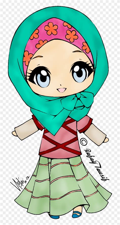 Selamat datang di versi aisah muslimah koleksi stiker islamic untuk wa. 35+ Ideas Para Clipart Muslimah Cartoon Chef Girl Muslimah ...