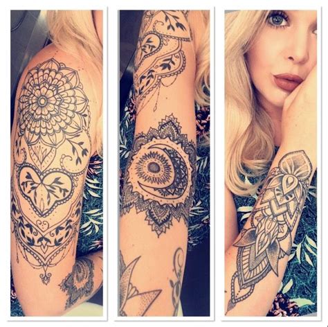 99 ($1.25/count) get it as soon as thu, jun 24. My sleeve 😍 ️ #hennadesign #girlswithtattoos #tattoo ...