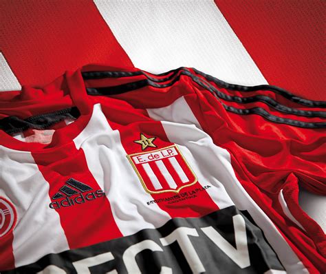 Ángel gonzález o manuel castro, jorge rodríguez, juan manuel sánchez miño y lucas rodríguez; Camisetas Estudiantes de La Plata adidas 2015 - Marca de Gol