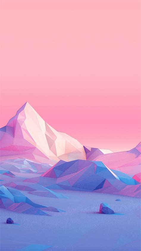 1080x1920 Polygon Mountains Minimalist Iphone 7,6s,6 Plus ...