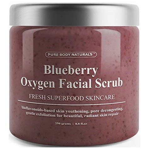 Blueberry Oxygen Facial Scrub | Pure Body Naturals