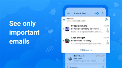 Instantly see what's important and quickly clean up the rest. Spark Email - Connect Gmail, Yahoo & Outlook mail - Apps ...