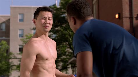 I'm feeling a host of emotions right now, liu's. ausCAPS: Simu Liu shirtless in Kim's Convenience 1-08 ...