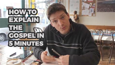 How To Share the Gospel in 5 minutes - YouTube