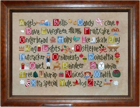 Keep calm & stitch on. ABC Christmas by Lizzie Kate + Just Another Button Company ...