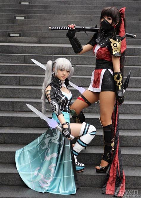 Anime character type, anime character types. animegirlsfantasi: Tasha and Miyuko Cosplay as Cyphers ...