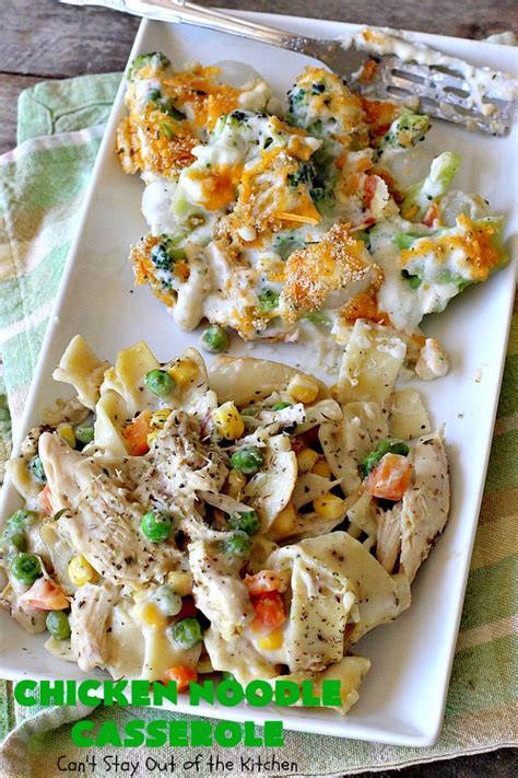 Cook over medium heat until bubbly. Chicken Noodle Casserole - 4c07d - Can't Stay Out of the ...