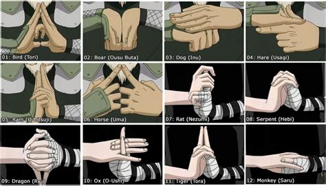 Fireball jutsu (this jutsu converts chakra to a flame and can incinerate t. Naruto Hand Signs - Animetreasury