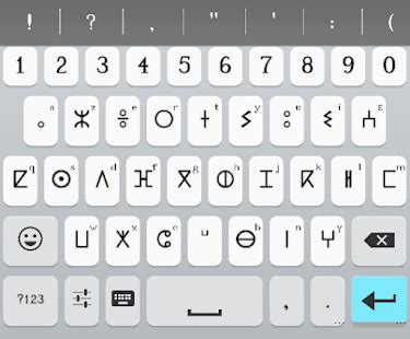 KeyBer Clavier Amazigh – Applications sur Google Play