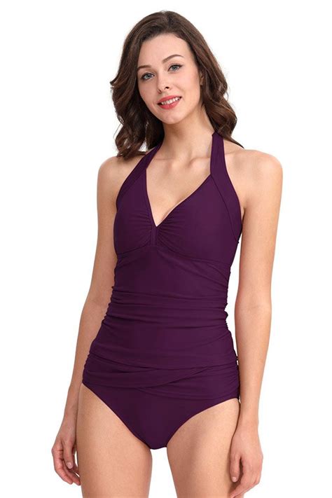 Maternity bathing suits come in all different types and styles, just like regular swimwear. Full Coverage Bathing Suits with v neck and two pieces design